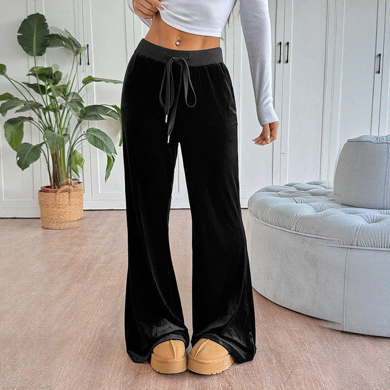Autumn New Style Micro-pull Draped Pants Women - D&A