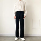 Trendy Ins Draping Design Wide-leg Pants - D&A