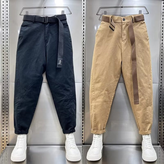 Trendy Skinny Cropped Harem Pants Men's - D&A