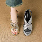 Special Interest Light Luxury Handmade Women's Shoes Retro Sandals - D&A