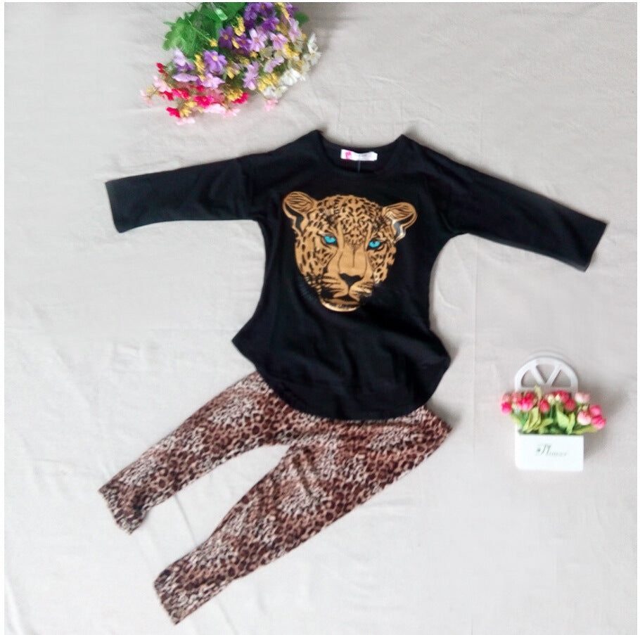 Children clothes set Black - D&A