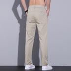 Men's Springsummer Business Casual Pants Straight Slim Fit Breathable Men's Pants - D&A