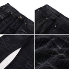 American Washed Old Lightning Crack Jeans - D&A