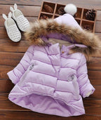 Baby Winter Jacket Purple - D&A
