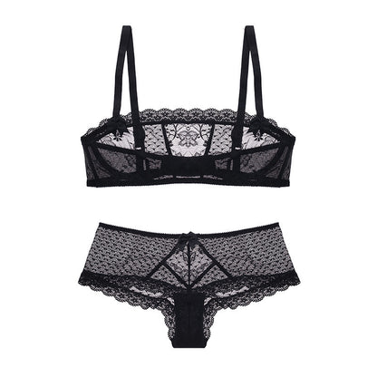 Lace bra set Black - D&A