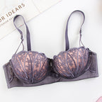 Embroidered shell bra - D&A