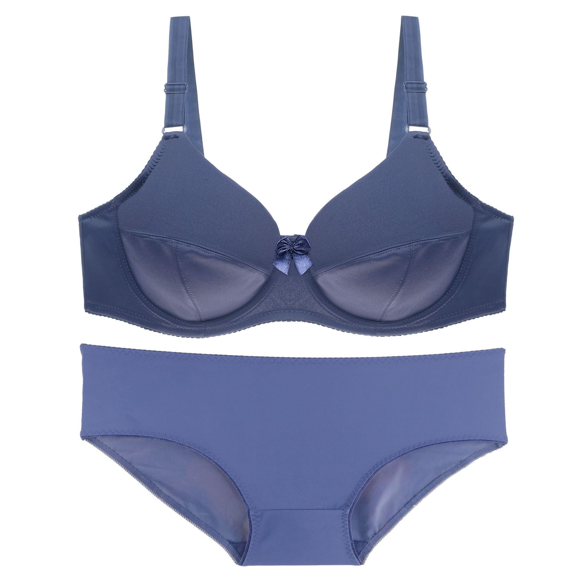 Comfortable breathable bra Blue - D&A