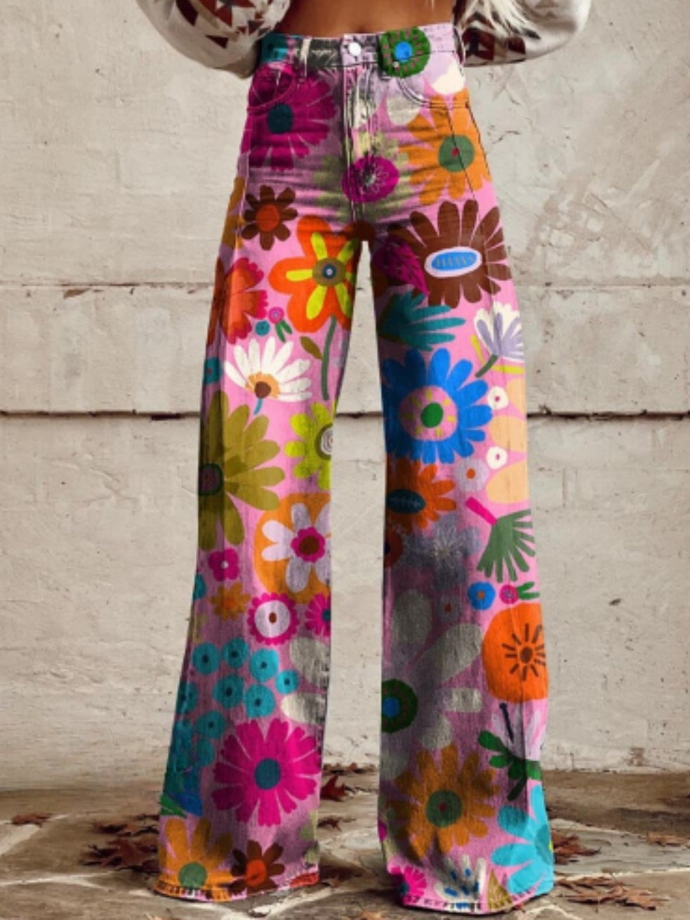 Hot Selling Plus Size Women's Casual Pants Thin Imitation Jeans N - D&A