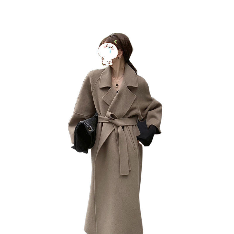 Mid-length Fall Winter Fashion Socialite Below-the-knee Coat - D&A