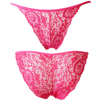 Sexy Underwear Women Lace Women's Underwear Briefs Briefs Rose One size - D&A
