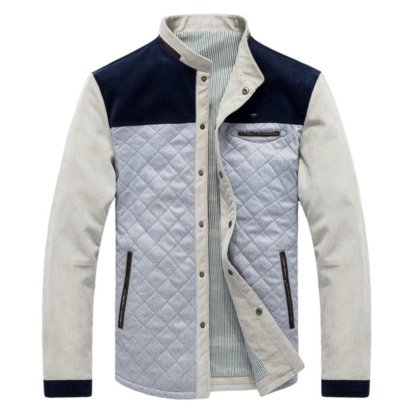 Spring Autumn New Men's Casual Jackets Solid Men Patchwork Slim Fit Coats Male Tracksuit Mens Sportswear Men - D&A