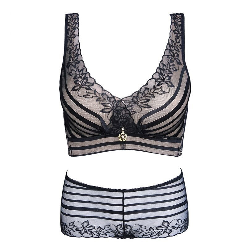 Adjustable lace bra Black 2 - D&A