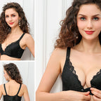 BreastFeeding Bra Lace Cotton Maternity Nursing bra - D&A