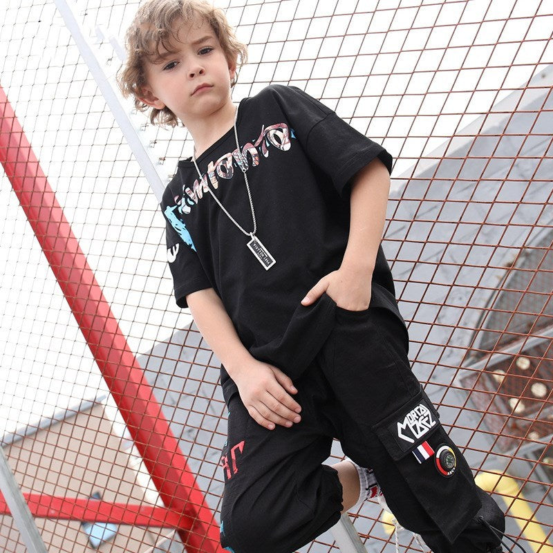 Big kids cropped pants - D&A