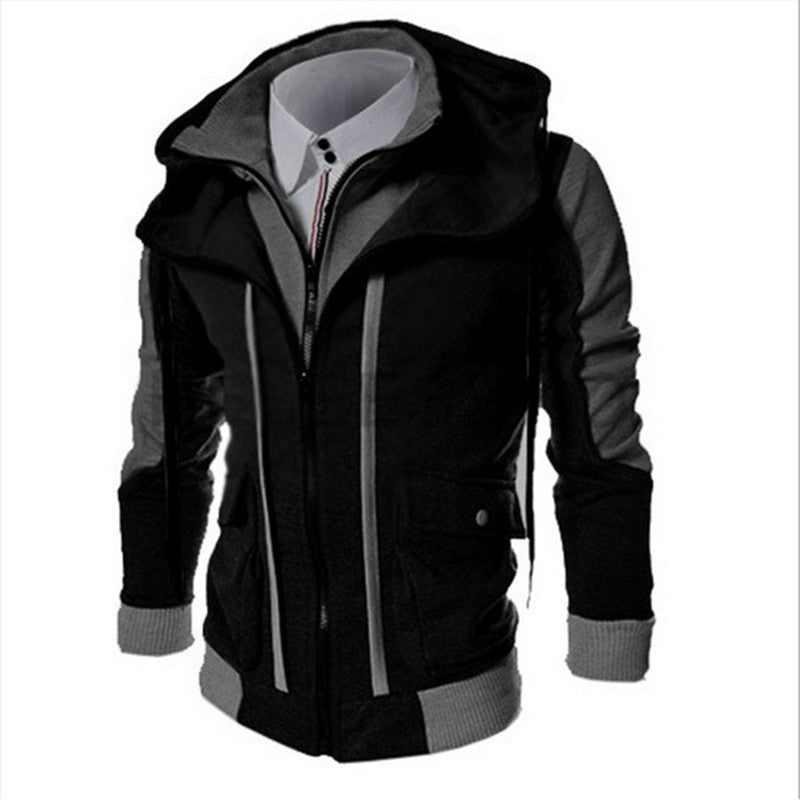 Casual Men Jackets Coats Black - D&A