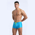 Men's Boxer Swimming Trunks Fashion Lace-up Design - D&A