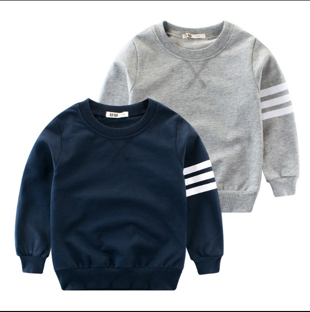 Boy's long sleeve round neck pullover - D&A