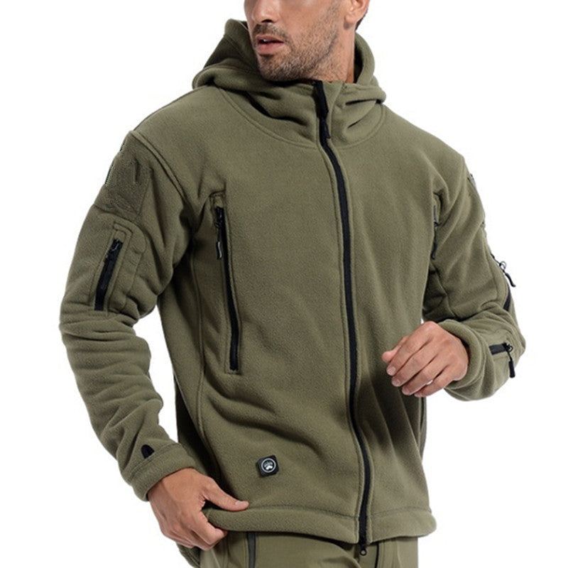 Military Jackets Tactical Jacket For Men Warm Hooded Hike - D&A