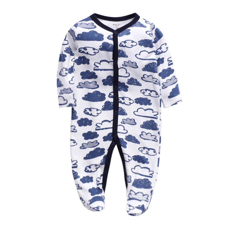 Cotton one-piece clothes baby clothes Cloud - D&A
