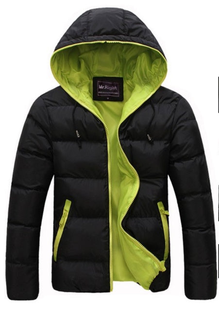 High Quality Candy Color Mens Jackets Green - D&A
