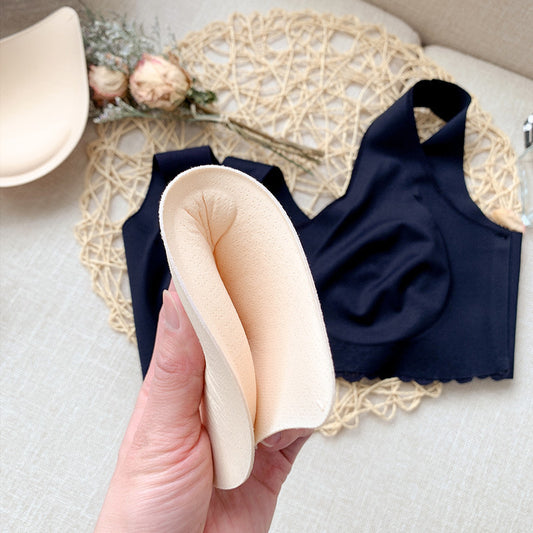 Ice silk gathered sexy lace underwear women - D&A