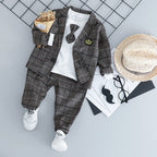 British small suit children's suit gentleman three-piece suit - D&A