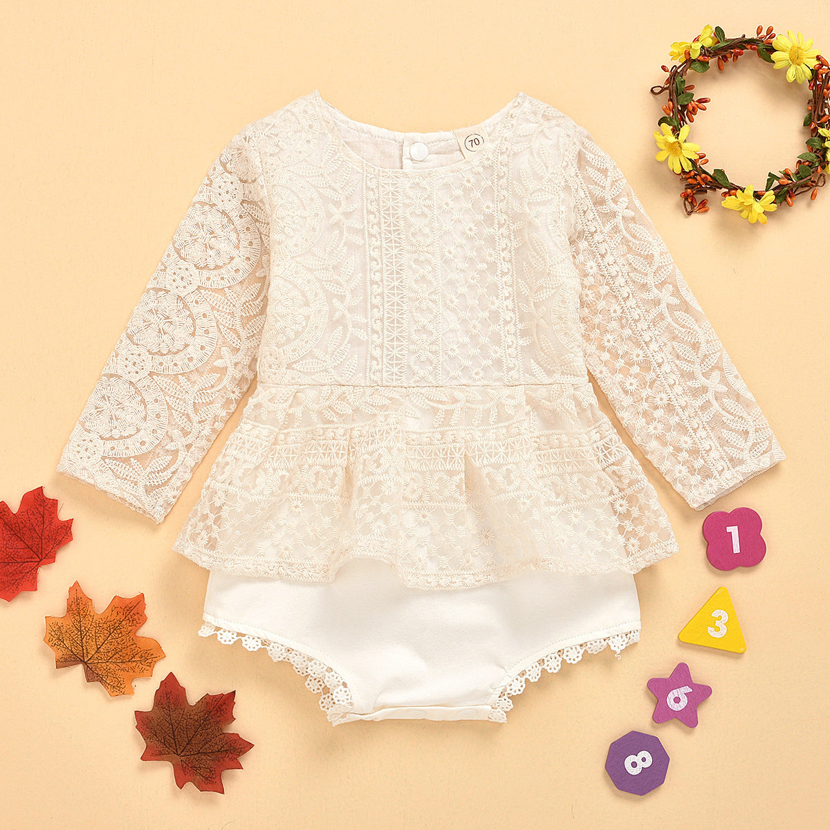 Lace baby jumpsuit - D&A