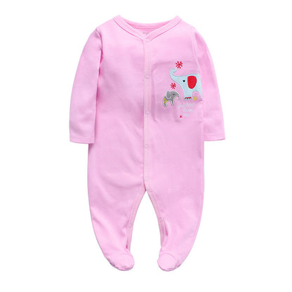 Cotton one-piece clothes baby clothes Elephant - D&A
