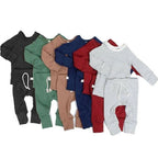 Rompers clothes cotton tracksuits set baby children clothing - D&A