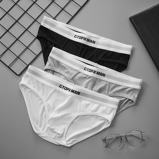 Men's Sweat Absorbing Sports Stretch Breathable Briefs Underwear - D&A
