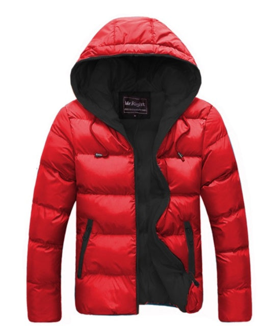 High Quality Candy Color Mens Jackets Red - D&A