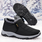 Cotton-padded Shoes Men's Fleece-lined Thick Leisure Warm Snow Boots - D&A