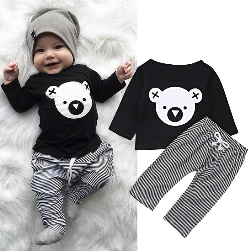 Koala Top Striped Pants Two Piece Kids - D&A