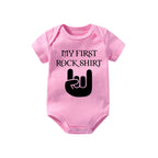 Finger letter romper Pink - D&A