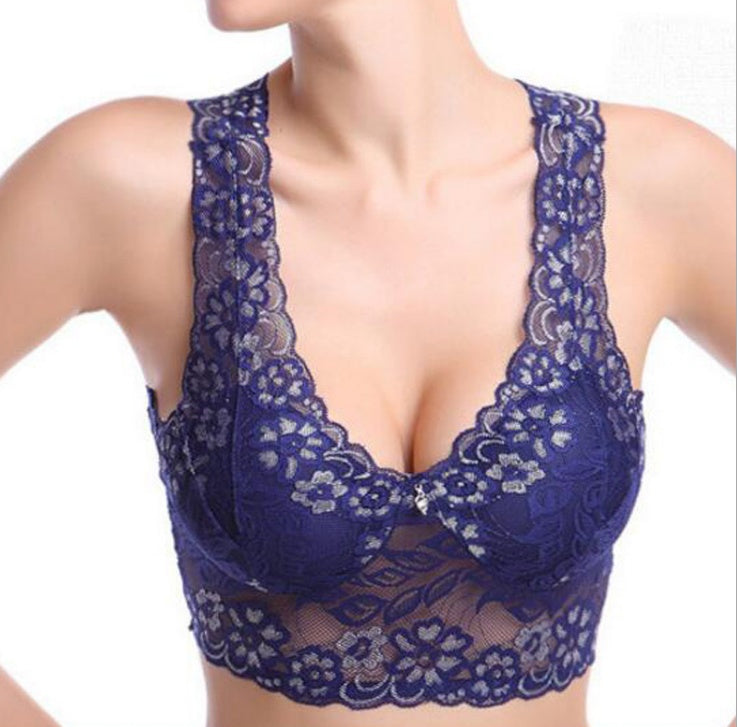 Full lace bra Sapphire blue - D&A