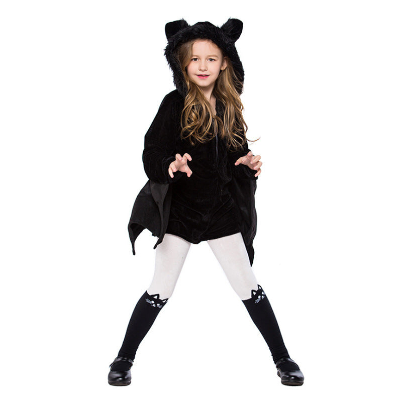 Halloween Children's Costume Black Bat Cosplay Costumes - D&A
