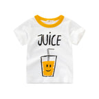 Children's clothing summer new boy short-sleeved t-shirt summer baby bottoming shirt children half sleeve ins - D&A