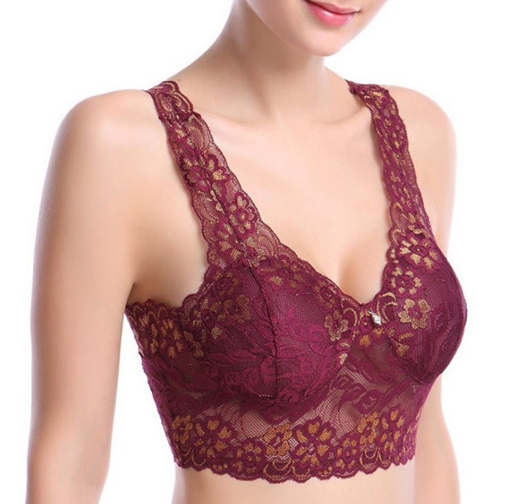 Full lace bra Wine red - D&A