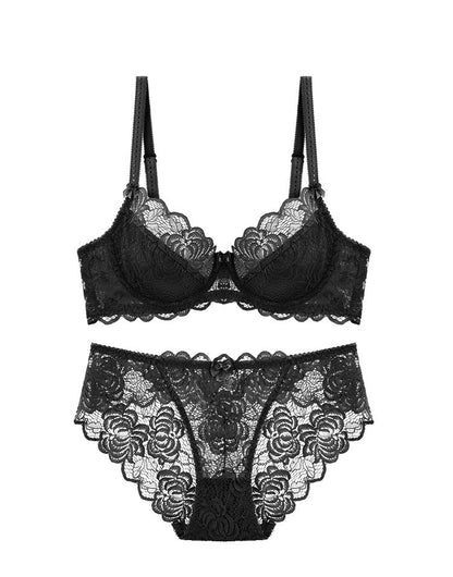 Lace bra suit Black - D&A