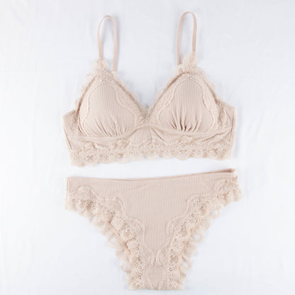 Lace underwear suit women White - D&A