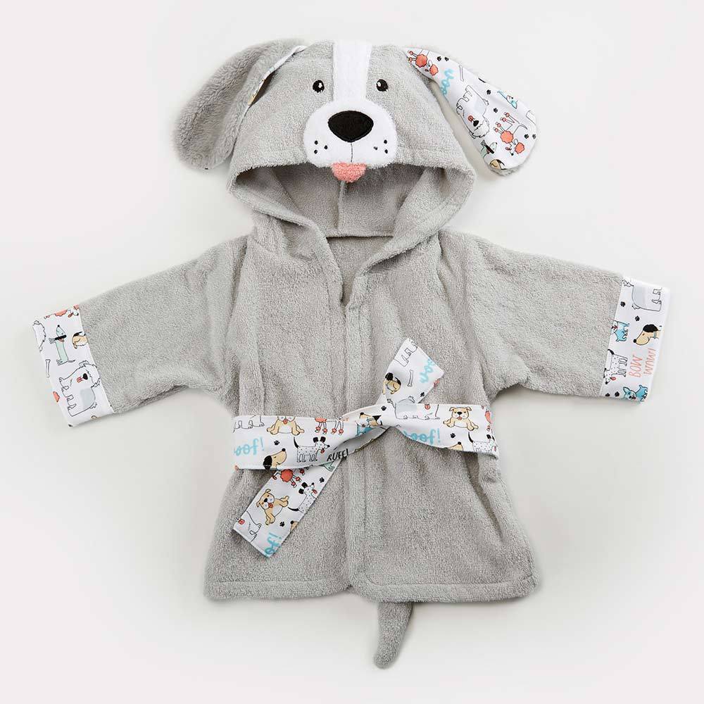 Cartoon Cute Animal Modeling Baby Bath Towels Baby Bathrobes Cotton Children's Bathrobes Baby Hooded Dog B S 0 to 18month - D&A