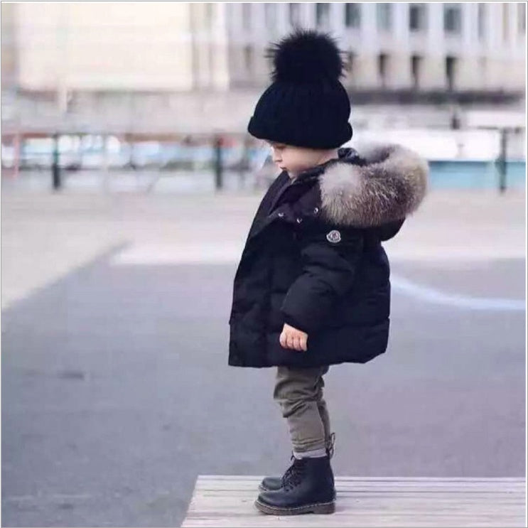 Children's thick cotton jacket - D&A