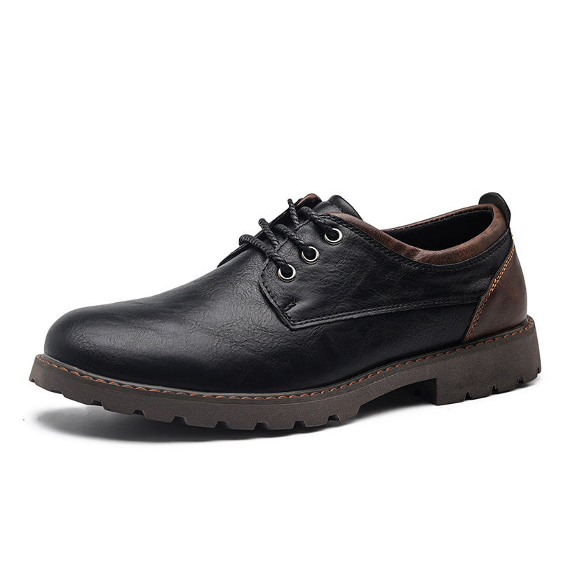 British Style Retro Casual Leather Shoes Men's Casual - D&A