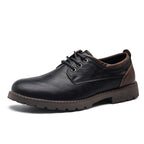British Style Retro Casual Leather Shoes Men's Casual - D&A