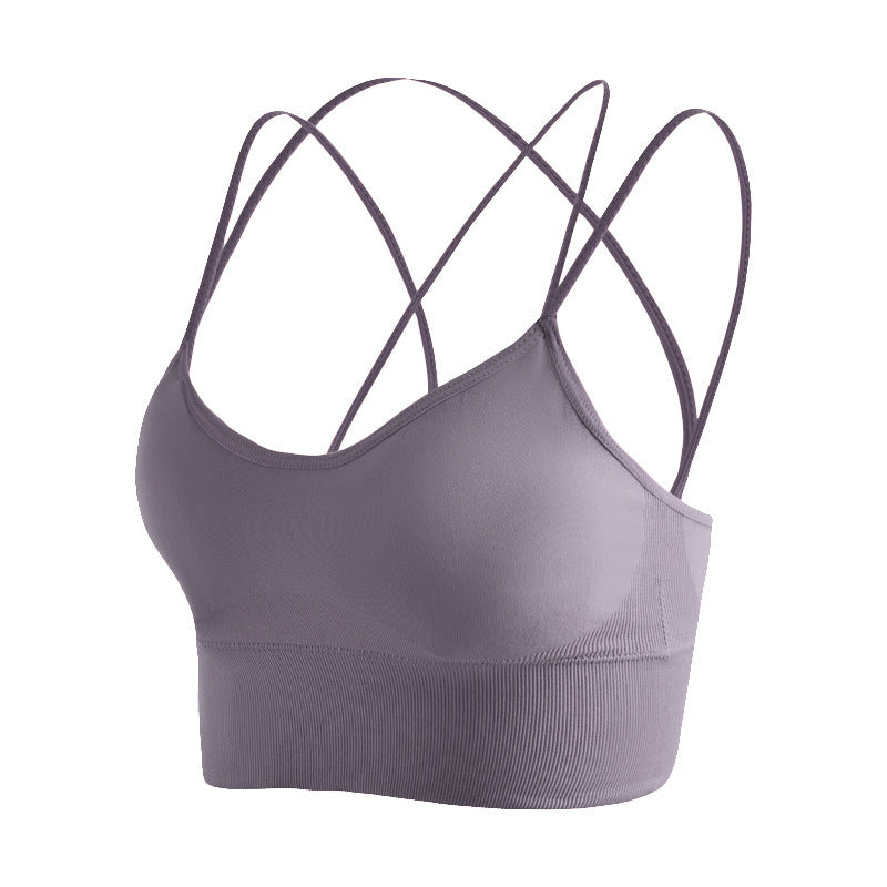 Claudia Crossback Bra Grey - D&A