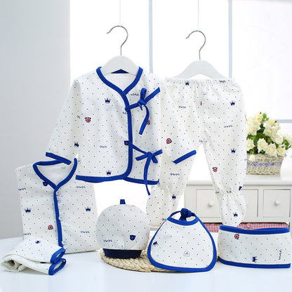 Pure Cotton Newborn Gift Set Maternal and Baby Products Blue2S 59cm - D&A