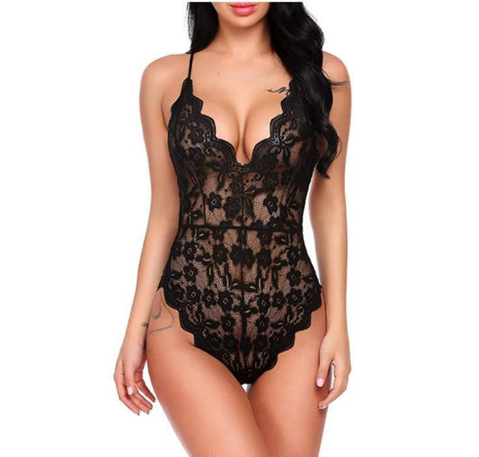 Lingerie Lace Coveralls - D&A