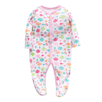 Cotton one-piece clothes baby clothes Teapot - D&A