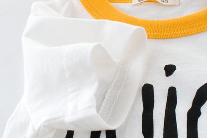 Children's clothing summer new boy short-sleeved t-shirt summer baby bottoming shirt children half sleeve ins - D&A