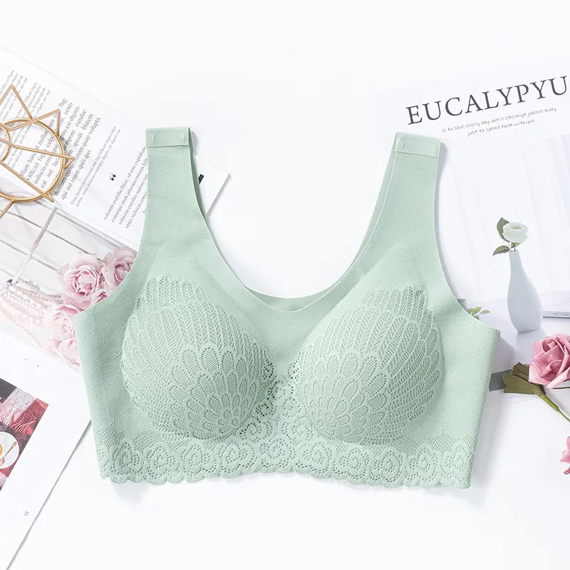 Underwear lace bra Light Green - D&A